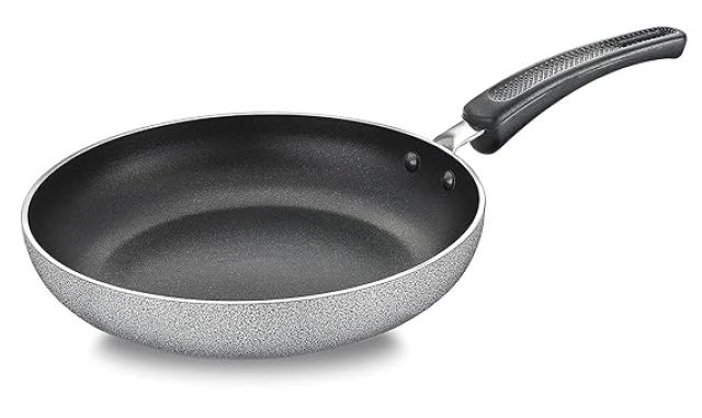 Prestige Omega Select Plus 20cm Non-Stick Fry Pan | Gas & Induction Compatible | Scratch Resistant & Metal Spoon Friendly | Sturdy Handles